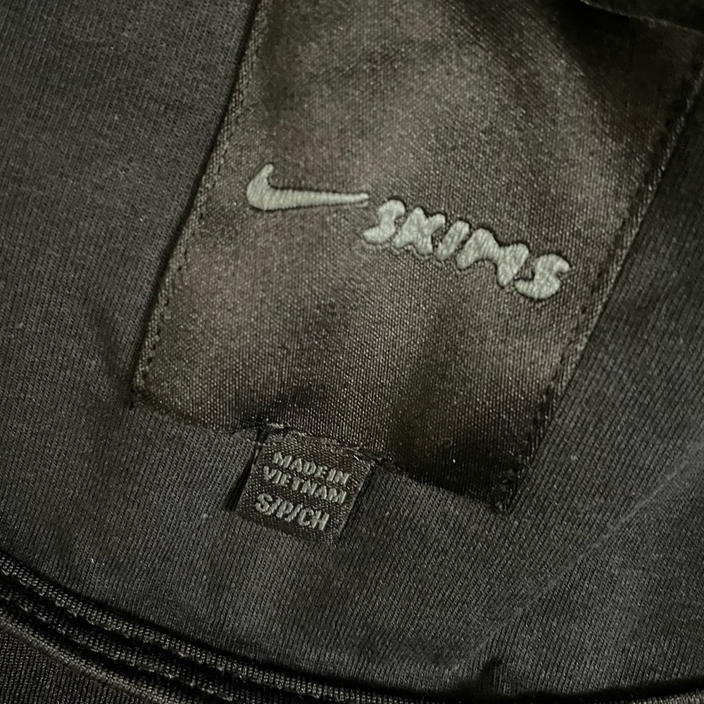 NikeSkims Matte Tricot Oversized Track Jacket Full Zip, Obsidian Black Size S - Picture 15 of 16